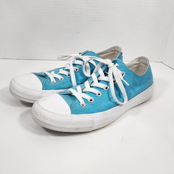 Converse All Star Chuck Taylor Low Aqua Robins Egg Blue Women’s Size 8 - Picture 2 of 4